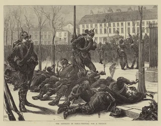 Tyskerne i Paris venter på en passage